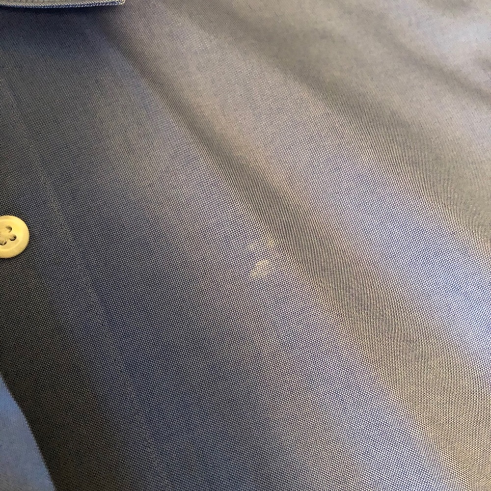 Talbots Petites blue dress shirt - Picture 2 of 3